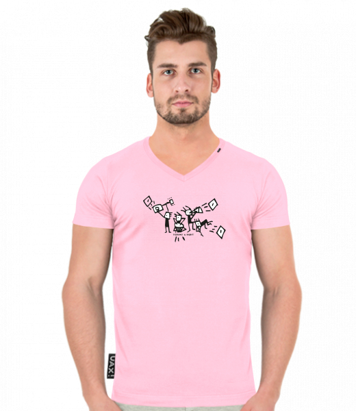 T-SHIRTS SLIM FIT V NECK