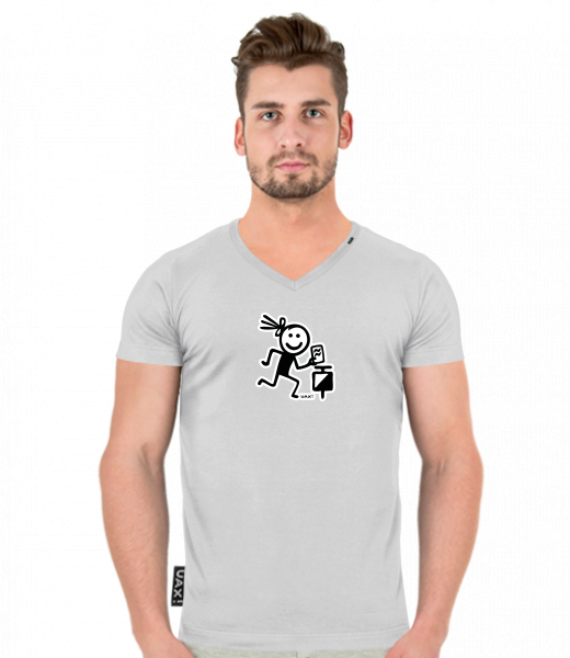 T-SHIRTS SLIM FIT V NECK