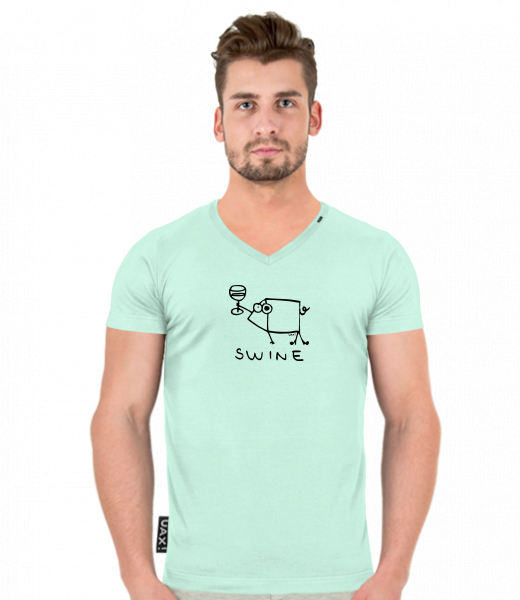 T-SHIRTS SLIM FIT V NECK