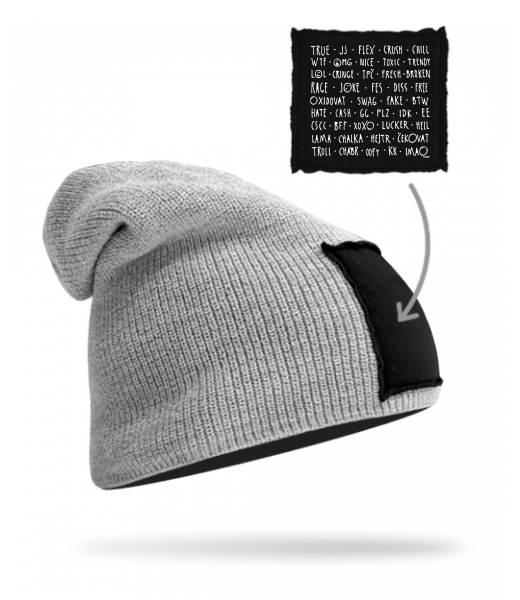 PLETENÁ ČEPICE BEANIE